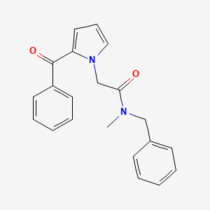 2-(2-benzoyl-1-pyrrolyl)-N-methyl-N-(phenylmethyl)acetamide