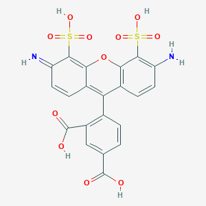 molecular formula C21H14N2O11S2 B1242918 Alexa Fluor 555 