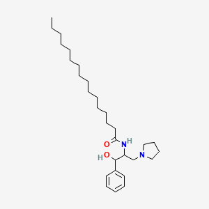 1-Phenyl-2-hexadecanoylamino-3-pyrrolidino-1-propanol