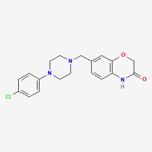 7-((4-(4-Chlorophenyl)piperazin-1-yl)methyl)-4H-1,4-benzoxazin-3-one