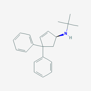 (1S)-N-tert-butyl-4,4-diphenylcyclopent-2-en-1-amine