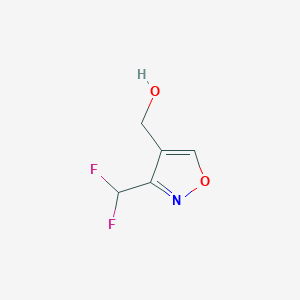 [3-(Difluoromethyl)-1,2-oxazol-4-yl]methanol