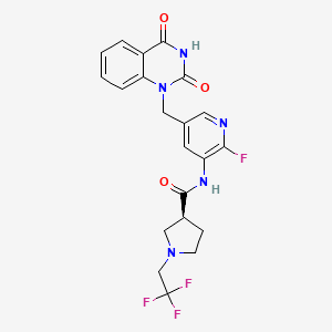 molecular formula C21H19F4N5O3 B12429265 Parp-2-IN-1 