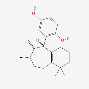molecular formula C21H28O2 B1242927 Frondosin A 