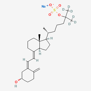 25-Hydroxyvitamin D3 25-sulfate-d6 (sodium)