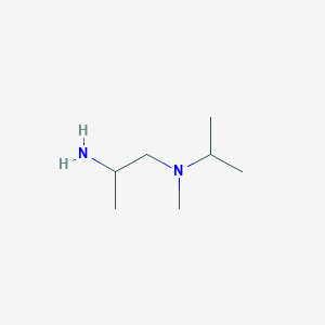 molecular formula C7H18N2 B12429339 (2-Aminopropyl)(methyl)(propan-2-yl)amine 