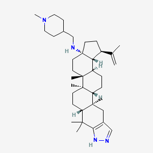 molecular formula C37H60N4 B12429357 Betulinic acid derivative-1 