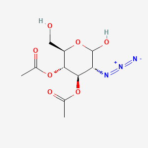 molecular formula C10H15N3O7 B12429370 3,4-Di-O-acetyl-2-azido-2-deoxy-D-glucopyranose 