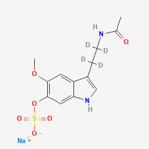 6-Sulfatoxy Melatonin-d4 (Major) Sodium Salt