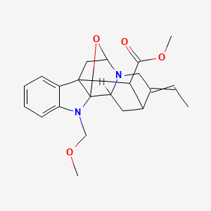 Methyl 14-ethylidene-2-(methoxymethyl)-18-oxa-2,12-diazahexacyclo[9.6.1.19,15.01,9.03,8.012,17]nonadeca-3,5,7-triene-19-carboxylate