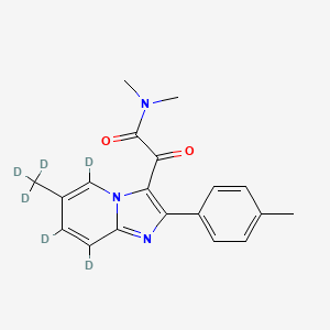 molecular formula C19H19N3O2 B12429437 2-Keto Zolpidem-d6 