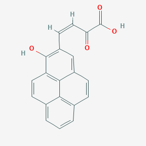 molecular formula C20H12O4 B1242946 cis-4-(8-Hydroxypyren-7-yl)-2-oxobut-3-enoate 