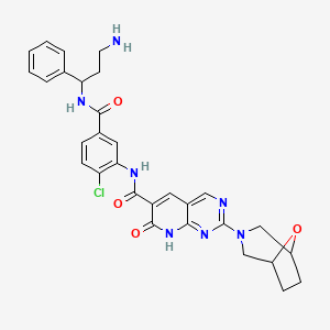 molecular formula C30H30ClN7O4 B12429621 DYRKs-IN-1 