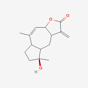 molecular formula C15H20O3 B12429659 Azuleno[6,5-b]furan-2(3H)-one,3a,4,4a,5,6,7,7a,9a-octahydro-5-hydroxy-5,8-dimethyl-3-methylene-,[3aR-(3aalpha,4aalpha,5beta,7aalpha,9abeta)]- 