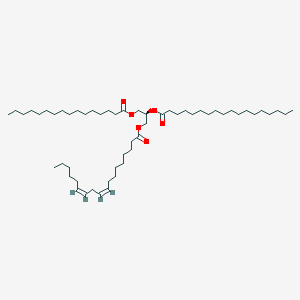 molecular formula C55H102O6 B1242967 TG(16:0/18:0/18:2(9Z,12Z))[iso6] 