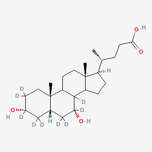 molecular formula C24H40O4 B12429722 Chenodeoxycholic Acid-d9 