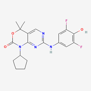 molecular formula C19H20F2N4O3 B12429727 Rsk4-IN-1 