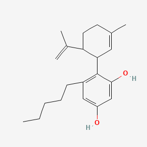 molecular formula C21H30O2 B1242991 CBD, abnormal 