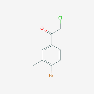 1-(4-Bromo-3-methylphenyl)-2-chloroethan-1-one