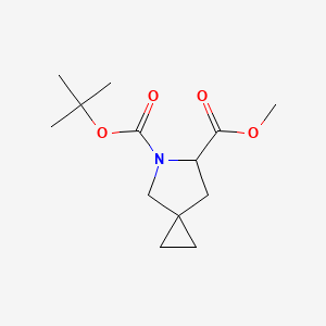 5-Tert-butyl 6-methyl 5-azaspiro[2.4]heptane-5,6-dicarboxylate