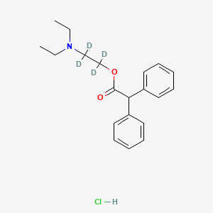 molecular formula C20H26ClNO2 B12430033 Adiphenine-d4 Hydrochloride 