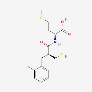 N[2(S)-Mercaptomethyl-3-(2-methylphenyl)propionyl]-(S)-methionine