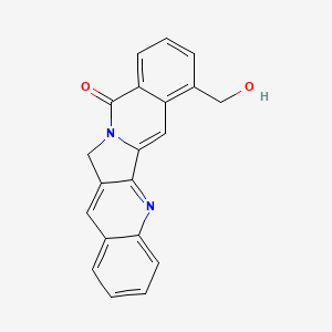 molecular formula C20H14N2O2 B1243016 22-Hydroxyacuminatine 