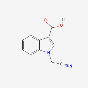 1-(cyanomethyl)-1H-indole-3-carboxylic acid