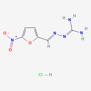molecular formula C6H8ClN5O3 B1243038 Guanofuracin CAS No. 946-48-5
