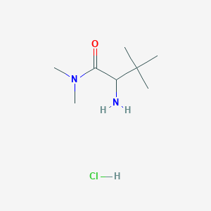 molecular formula C8H19ClN2O B12430387 2-amino-N,N,3,3-tetramethylbutanamide hydrochloride 