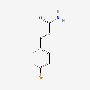 molecular formula C9H8BrNO B12430459 3-(4-bromophenyl)prop-2-enamide 