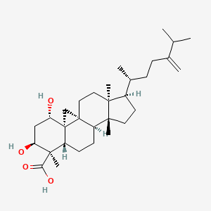 (1R,3R,4S,6S,7R,8S,11R,12R,15R,16S)-4,6-dihydroxy-7,12,16-trimethyl-15-[(2R)-6-methyl-5-methylideneheptan-2-yl]pentacyclo[9.7.0.01,3.03,8.012,16]octadecane-7-carboxylic acid