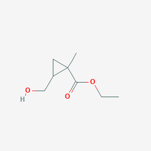 Ethyl 2-(hydroxymethyl)-1-methylcyclopropane-1-carboxylate