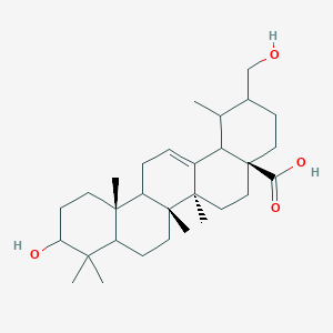 (4aS,6aS,6bR,12aR)-10-hydroxy-2-(hydroxymethyl)-1,6a,6b,9,9,12a-hexamethyl-2,3,4,5,6,6a,7,8,8a,10,11,12,13,14b-tetradecahydro-1H-picene-4a-carboxylic acid