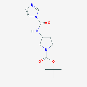 tert-butyl 3-[(1H-imidazole-1-carbonyl)amino]pyrrolidine-1-carboxylate