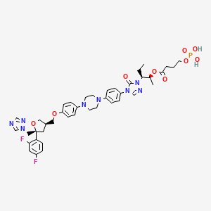 molecular formula C41H49F2N8O9P B1243064 Sch 59884 CAS No. 200346-83-4