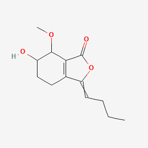 molecular formula C13H18O4 B12430674 (3Z)-3-butylidene-6-hydroxy-7-methoxy-4,5,6,7-tetrahydro-2-benzofuran-1-one 