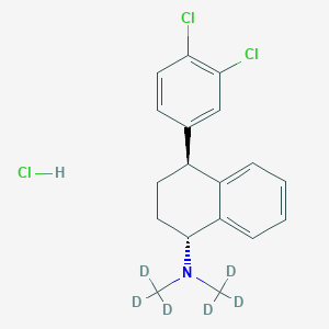 rac-trans-N-Methyl Sertraline-d6 Hydrochloride