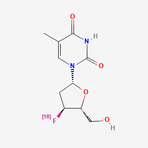 molecular formula C10H13FN2O4 B1243069 Fluorothymidine F-18 CAS No. 287114-80-1