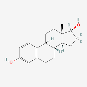 molecular formula C18H24O2 B12430733 Alpha-Estradiol-d3 