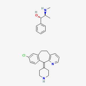 molecular formula C29H34ClN3O B1243075 Clarinex-D 12 Hour CAS No. 855790-99-7