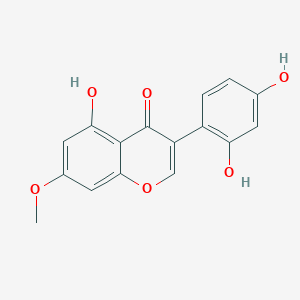 molecular formula C16H12O6 B124308 Cajanin CAS No. 32884-36-9