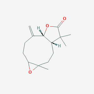 molecular formula C15H22O3 B12430801 (1S,10R)-4,13,13-trimethyl-9-methylidene-5,11-dioxatricyclo[8.3.0.04,6]tridecan-12-one 