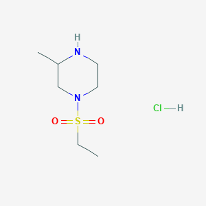 molecular formula C7H17ClN2O2S B12430823 1-(Ethanesulfonyl)-3-methylpiperazine hydrochloride 