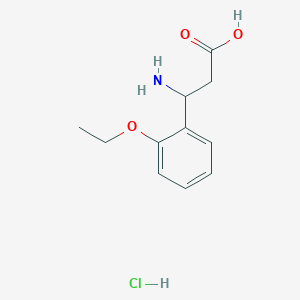 molecular formula C11H16ClNO3 B12430858 3-Amino-3-(2-ethoxyphenyl)propanoic acid hydrochloride 