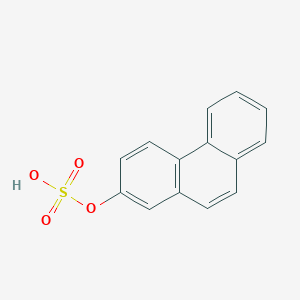 molecular formula C14H10O4S B1243089 2-Phenanthryl hydrogen sulfate 