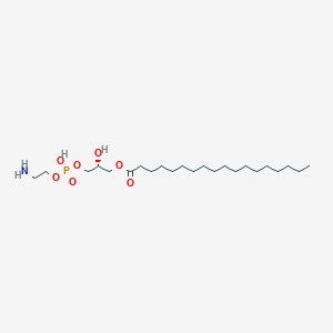 molecular formula C23H48NO7P B1243090 1-Octadecanoyl-sn-glycero-3-phosphoethanolamine CAS No. 97281-40-8