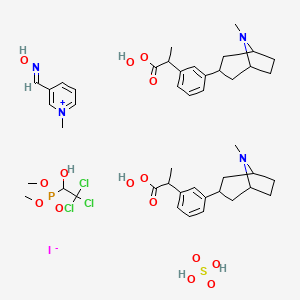 molecular formula C45H65Cl3IN4O15PS B1243097 Bubulin CAS No. 8072-45-5