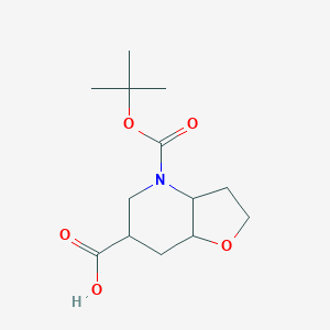 4-[(tert-butoxy)carbonyl]-octahydrofuro[3,2-b]pyridine-6-carboxylic acid, Mixture of diastereomers