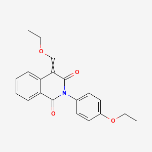 4-(Ethoxymethylidene)-2-(4-ethoxyphenyl)isoquinoline-1,3-dione